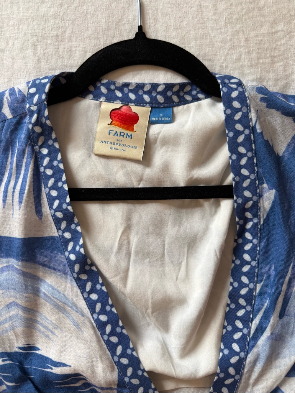 Farm Rio Blue Cutout Maxi Dress - Picture 4 of 6